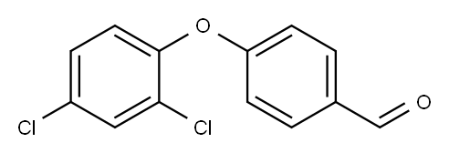 4-(2 4-DICHLOROPHENOXY)BENZALDEHYDE  97 Structure