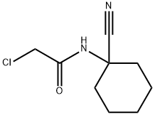 2-CHLORO-N-(1-CYANO-CYCLOHEXYL)-ACETAMIDE Structure