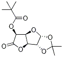 1,2-O-Isopropylidene-α-D-glucofuranosiduronoic Acid 5-o-Pivaloate 6,3-Lactone Structure