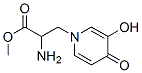 1(4H)-Pyridinepropanoic acid, alpha-amino-3-hydroxy-4-oxo-, methyl ester (9CI) Structure