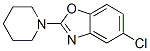 5-클로로-2-(1-피페리딜)벤조옥사졸 구조식 이미지