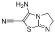 Imidazo[2,1-b]thiazole-2-carbonitrile, 3-amino-5,6-dihydro- (9CI) Structure