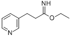 3-PYRIDIN-3-YL-PROPIONIMIDIC ACID ETHYL ESTER Structure