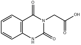 3-카복시메틸-퀴나졸린-2,4-디온 구조식 이미지