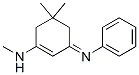 Benzenamine, N-[5,5-dimethyl-3-(methylamino)-2-cyclohexen-1-ylidene]- (9CI) 구조식 이미지