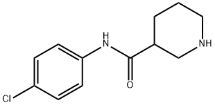피페리딘-3-카복실산(4-클로로-페닐)-아미드 구조식 이미지