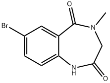 7-BROMO-4-METHYL-3,4-DIHYDRO-1H-BENZO[E][1,4]DIAZEPINE-2,5-DIONE Structure