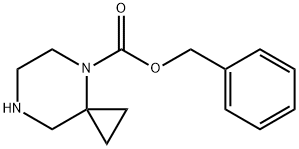 4,7-DIAZA-SPIRO[2.5]OCTANE-4-CARBOXYLIC ACID BENZYL ESTER Structure