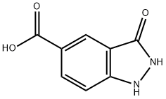 3-HYDROXY-5-(1H)INDAZOLE CARBOXYLIC ACID Structure