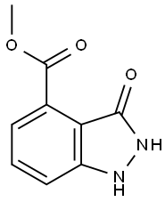 3-HYDROXY (1H)INDAZOLE-4-METHYLCARBOXYLATE Structure