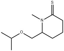 2-피페리딘티온,1-메틸-6-[(1-메틸에톡시)메틸]- 구조식 이미지