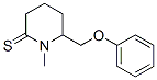 2-피페리딘티온,1-메틸-6-(페녹시메틸)- 구조식 이미지