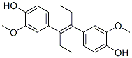 3,4-bis(3'-methoxy-4'-hydroxyphenyl)-3-hexene Structure