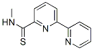 N-메틸-6-피리딘-2-일-피리딘-2-카르보티오아미드 구조식 이미지