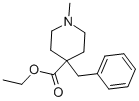 1-METHYL-4-(PHENYLMETHYL)-4-PIPERIDINECARBOXYLIC ACID ETHYL ESTER 구조식 이미지