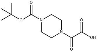 (4-BOC-PIPERAZIN-1-YL)-옥소-아세트산 구조식 이미지