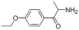 1-프로판온,2-아미노-1-(4-에톡시페닐)- 구조식 이미지