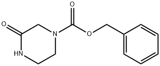 BENZYL 3-OXOPIPERAZINE-1-CARBOXYLATE 구조식 이미지