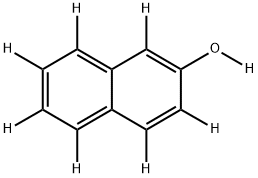 2-나프톨-D8 구조식 이미지