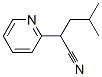 알파-이소부틸피리딘-2-아세토니트릴 구조식 이미지