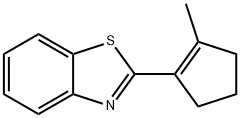 Benzothiazole, 2-(2-methyl-1-cyclopenten-1-yl)- (9CI) 구조식 이미지