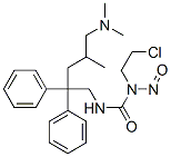 N-(2-클로로에틸)-N'-(5-디메틸아미노-4-메틸-2,2-디페닐펜틸)-N-니트로소우레아 구조식 이미지