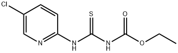에틸[(5-클로로-2-피리디닐)아미노]카르보티오일카르바메이트 구조식 이미지