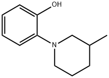 1-(2-HYDROXYPHENYL)-3-METHYLPIPERIDINE Structure