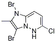 6-chloro-2-Methyl-3-broMo-iMidazo[1,2-b]pyridazine.1broMine Structure