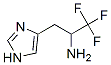 1H-이미다졸-4-에탄아민,-alpha–(trifluoromethyl)-(9CI) 구조식 이미지