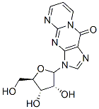 3-리보푸라노실-피리미도(1,2-a)퓨린-10(3H)-온 구조식 이미지