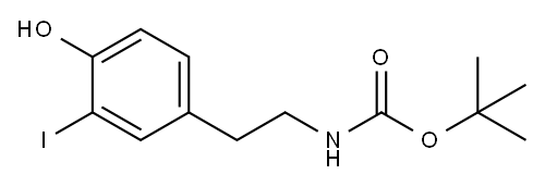 N-tert-Butoxycarbonyl 3-IodotyraMine Structure