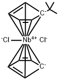 BIS(ETHYLCYCLOPENTADIENYL)NIOBIUM(IV) D& 구조식 이미지