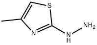 (4-메틸-티아졸-2-일)-하이드라진 구조식 이미지