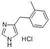 4-(2-메틸-벤질)-1H-이미다졸 구조식 이미지
