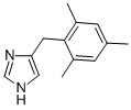 4-(2,4,6-트리메틸-벤질)-1H-이미다졸 구조식 이미지