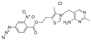 4-azido-2-nitrobenzoylthiamine Structure