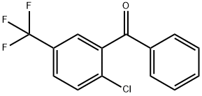 2-CHLORO-5-(TRIFLUOROMETHYL)BENZOPHENONE 구조식 이미지