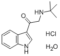 3-(tert-Butylamino)acetylindole hydrochloride hydrate Structure