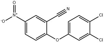 2-(3,4-dichlorophenoxy)-5-nitrobenzonitrile Structure