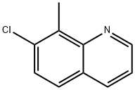 7-CHLORO-8-METHYLQUINOLINE 구조식 이미지