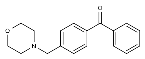 4-(MORPHOLINOMETHYL)BENZOPHENONE Structure