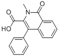 2-METHYL-1-OXO-4-PHENYL-1,2-DIHYDROISOQUINOLINE-3-CARBOXYLIC ACID 구조식 이미지