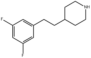 4-[2-(3,5-difluorophenyl)ethyl]piperidine Structure