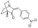 2-[(4-NITROPHENYL)METHYLENE]-3-QUINUCLIDINONE Structure