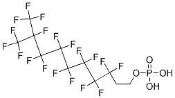 3,3,4,4,5,5,6,6,7,7,8,8,9,10,10,10-헥사데카플루오로-9-(트리플루오로메틸)데실인산이수소 구조식 이미지