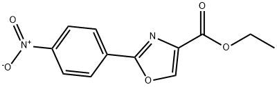 2-(4-NITRO-PHENYL)-OXAZOLE-4-CARBOXYLIC ACID ETHYL ESTER Structure