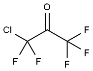 CHLOROPENTAFLUOROACETONE 구조식 이미지