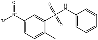 4-nitro-N-phenyltoluene-2-sulphonamide  Structure