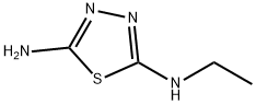 1,3,4-Thiadiazole-2,5-diamine,  N-ethyl-  (9CI) Structure